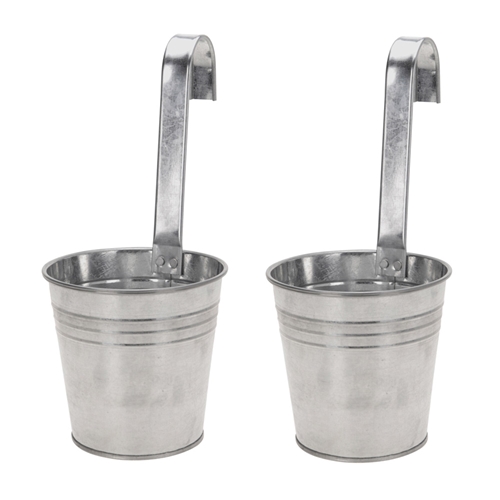 סט 2 מחזיקי עציץ לתלייה על מעקה דגם 159021310