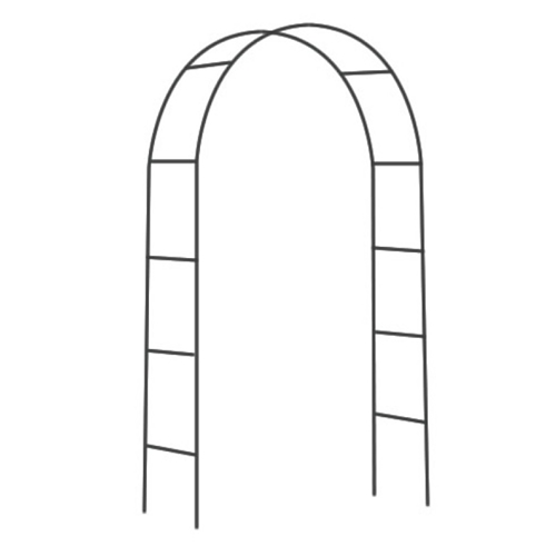 קשת רחבה ממתכת לתמיכת צמחים מטפסים דגם איריס