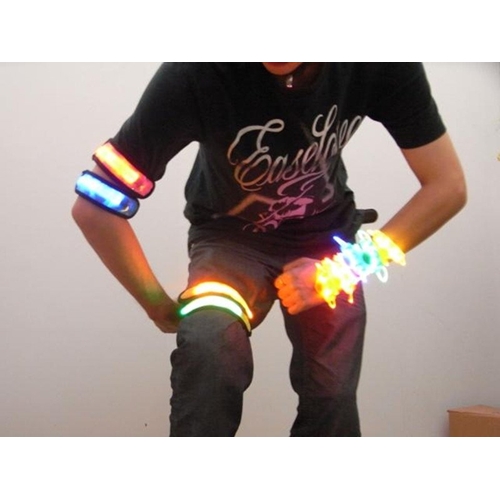 צמיד LED לזרוע לזיהוי בפעילות ספורט 2 מצבי תאורה