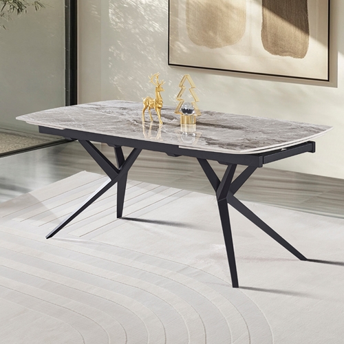 שולחן אוכל קרמיקה נפתח דגם טרנד HOME DECOR