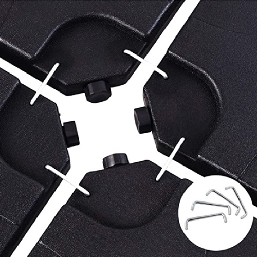 בסיס שמשיה למילוי חול או מים 80 ק"ג 4 חלקים PLAYA