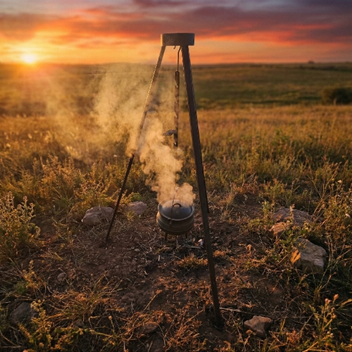 חצובה לפויקה וסירי בישול 165 ס"מ AUSTRALIA CAMP