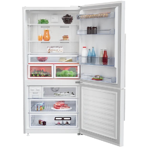 מקרר מקפיא תחתון 580 ליטר דגם BEKO CN160239EW לבן