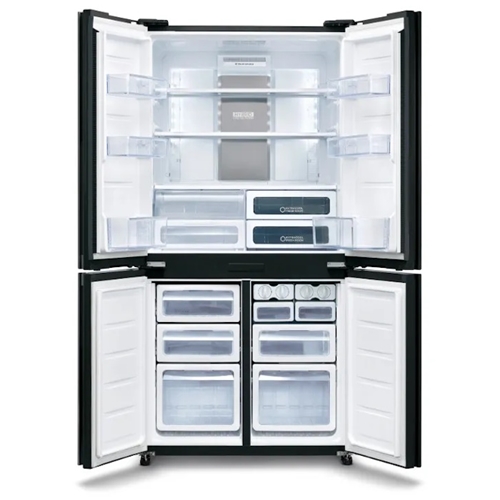 מקרר 4 דלתות מקפיא תחתון 611 ליטר SHARP SJ-9260-BS