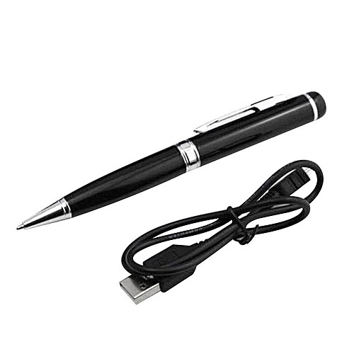 עט כתיבה מדליק מוסלק במצלמת ריגול וידאו וקול