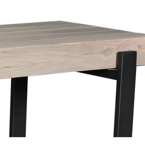 שולחן בר ביתילי מעץ אקשיה וברזל דגם איזדדורה