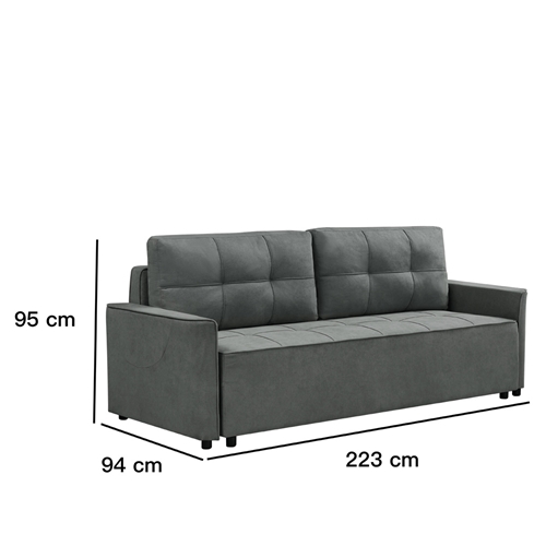 ספה מעוצבת נפתחת למיטה זוגית דגם ספידי HOME DECOR