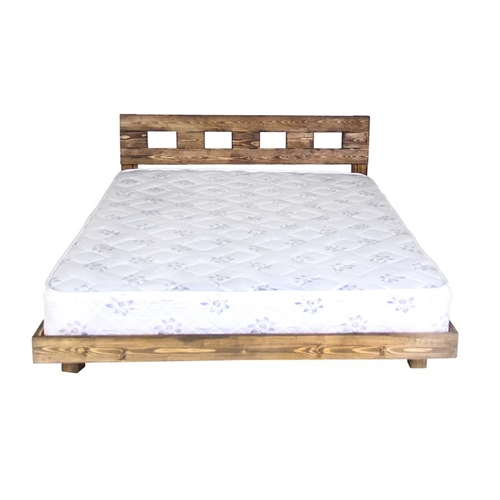 מיטה זוגית מעץ אורן מלא עם מזרון דגם 5012 אולימפיה