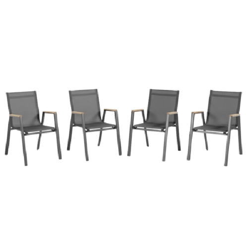 סט פינת אוכל שולחן מדריד כולל 4 כיסאות לימה PLAYA