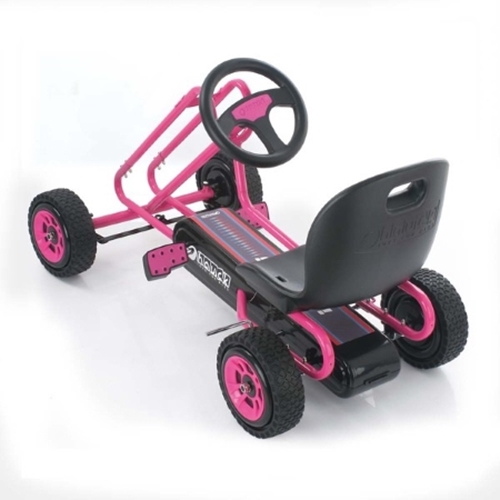 רכב קרטינג Go Kart בעיצוב מכונית באגי דגם ברק ורוד