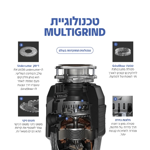 טוחן אשפה דגם InSinkErator SR550 אינסינקרטור