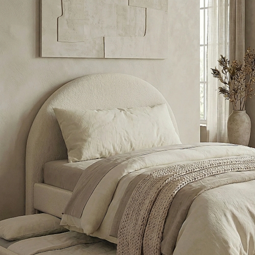 מיטה רחבה 120×190 דגם פטיו קרם HOME DECOR