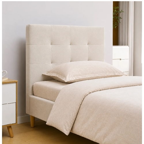 מיטת יחיד 90×190 דגם לידור 90 קרם HOME DECOR