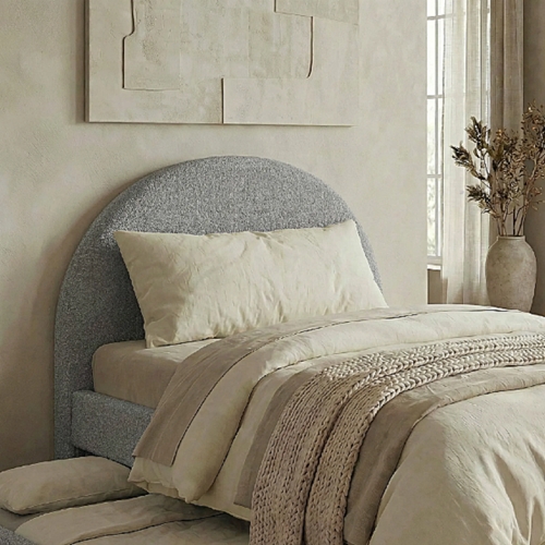מיטה רחבה 120×190 דגם פטיו אפור HOME DECOR