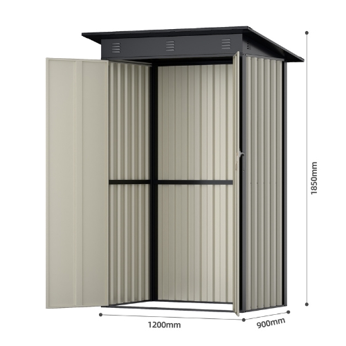 מחסן מתכת דגם SA3 מידה Garden Top 0.90X1.20