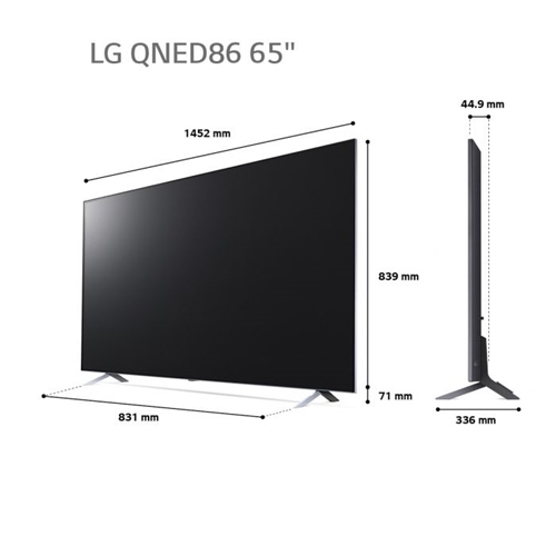 טלוויזיה 4K חכמה LG 65QNED866QA 65'' QNED MiniLed