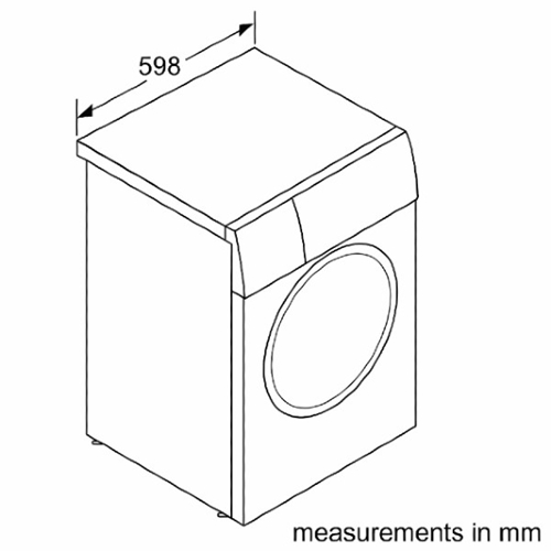 מכונת כביסה 9 ק"ג דגם Constructa CWF12N19IL