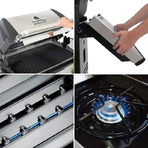 גריל גז 4 מבערים+כירה ושיפוד Broil King SIGNET 390