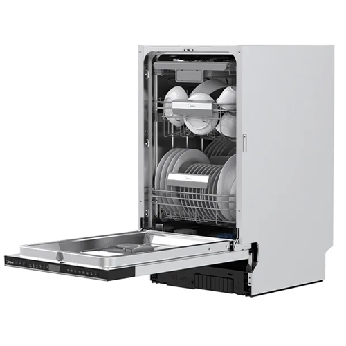 מדיח כלים אינטגרלי צר 45 ס"מ דגם Midea WQP8-W7704M