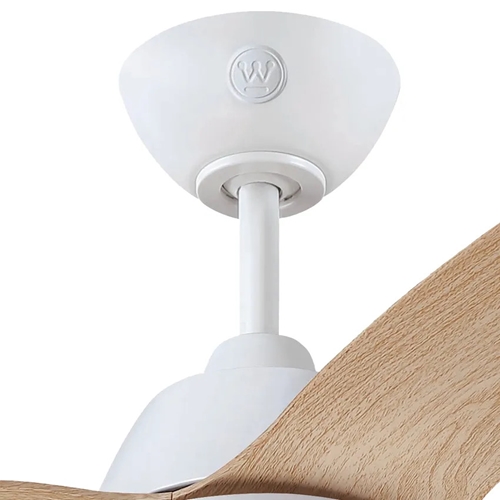 מאוורר תקרה דגם "52 WESTINGHOUSE MAGNOLIA לבן עץ