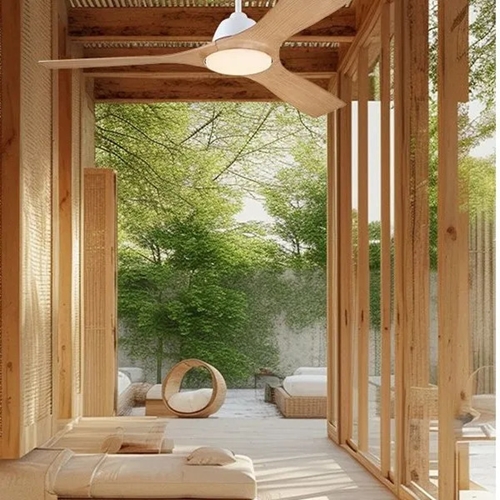 מאוורר תקרה "52 WESTINGHOUSE JESSICA לבן/עץ