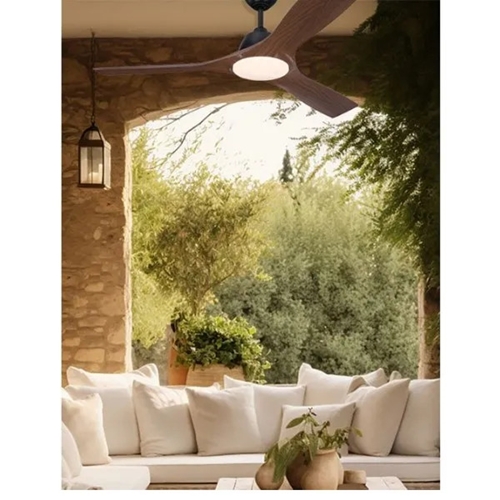 מאוורר תקרה "52 WESTINGHOUSE JESSICA שחור/עץ כהה