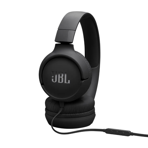 אוזניות קשת חוטיות דגם JBL TUNE T520 USB-C שחור