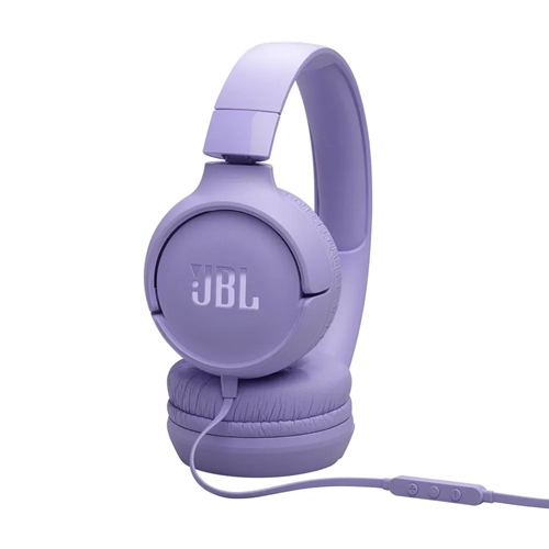אוזניות קשת חוטיות דגם JBL TUNE T520 USB-C סגול