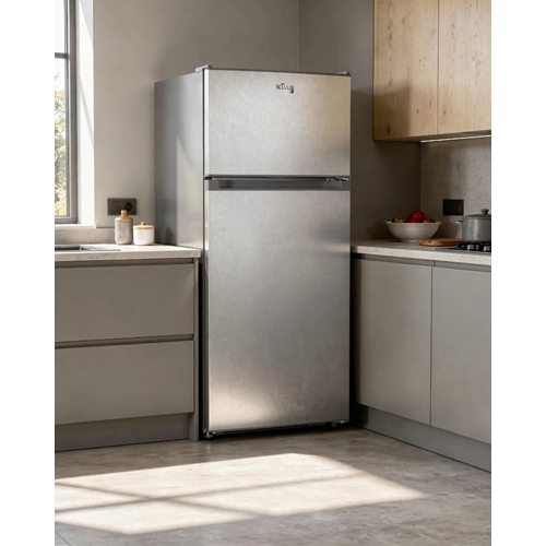 מקרר מקפיא עליון 206 ליטר KING KDF3240IX נירוסטה