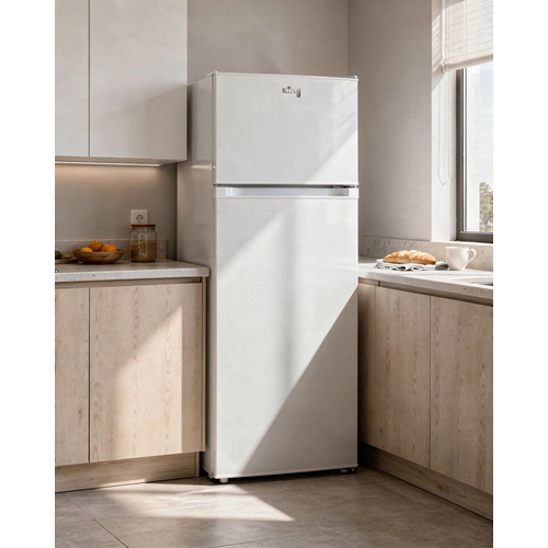 מקרר מקפיא עליון 206 ליטר דגם KING KDF3240WH קינג