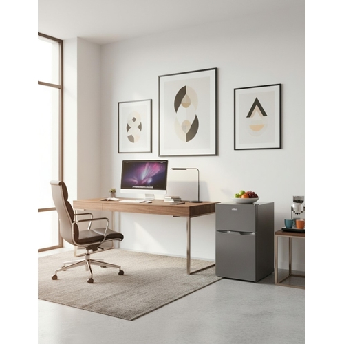 מקרר משרדי דו תאי 84 ליטר דגם KING KDFO196DS קינג