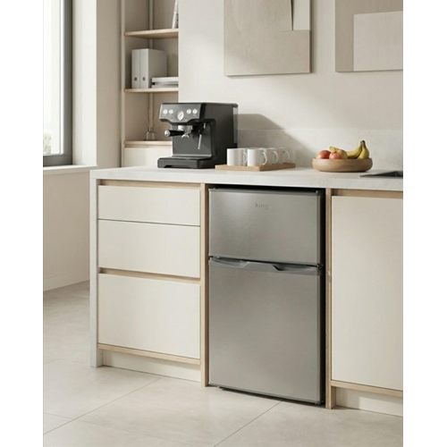 מקרר משרדי דו תאי 84 ליטר דגם KING KDFO196SL קינג