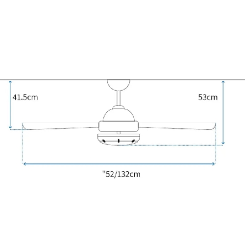 מאוורר תקרה לפרגולה "WESTINGHOUSE Mountain Gale 52