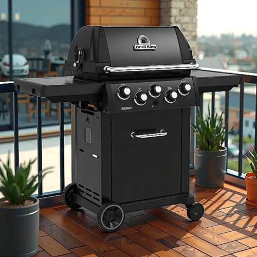 גריל גז 3 מבערים + כירת צד BROIL KING SIGNET 390