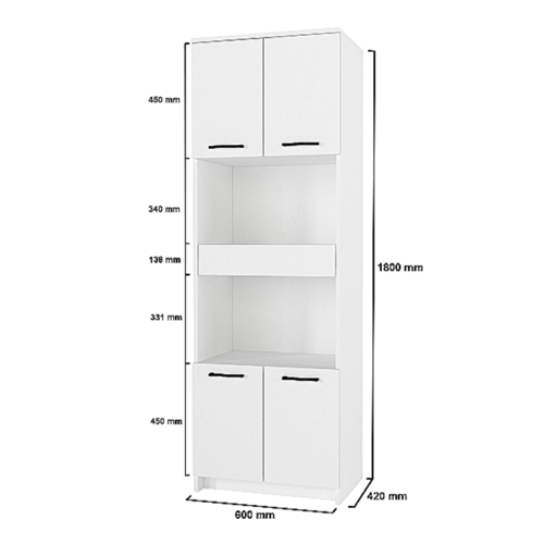 ארון רב תכליתי דגם Alvento מבית HOMAX