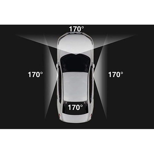 מצלמת דרך חכמה 360 מעלות עם 4 עדשות דגם 4XSQT