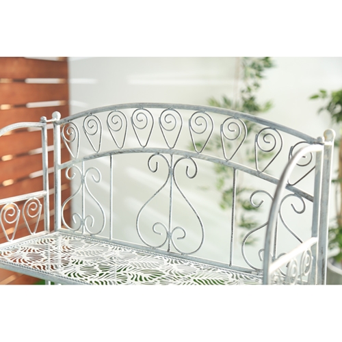 יחידת מדפים ומעמד לעציצים 3 קומות מברזל דגם 9004