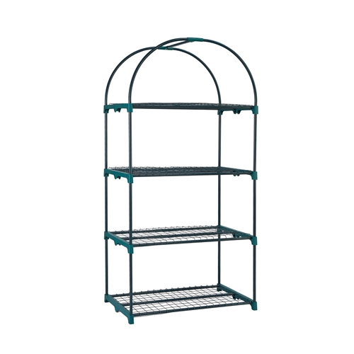 חממה ביתית עומדת בגובה 160 ס"מ כוללת מדפים וכיסוי