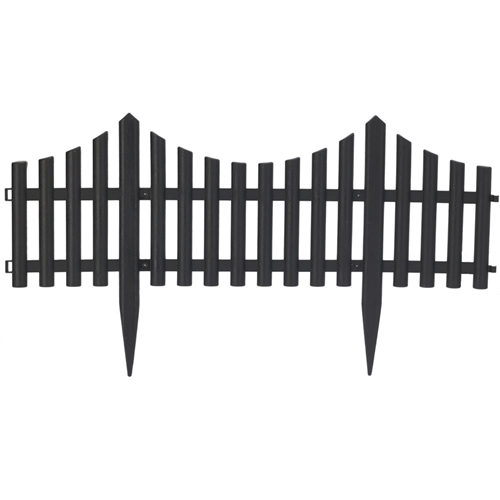 גדר נמוכה לתיחום ערוגות ושבילים בגינה דגם 10000370