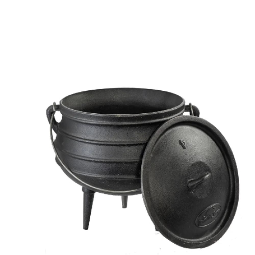 סט מדורת גן 60 ס"מ וסיר פויקה 7.8 ליטר