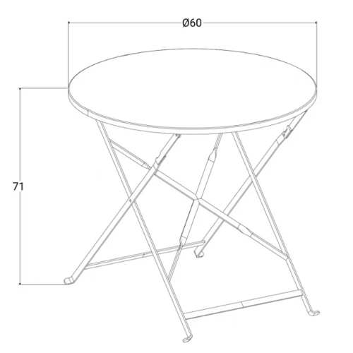 פינת ישיבה זוגית דגם ביסטרו PLAYA