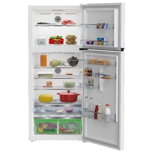 מקרר מקפיא עליון 557 ליטר DN156822W בקו Beko לבן