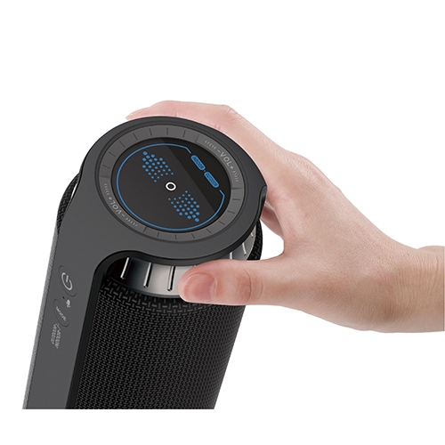 רמקול נייד Bluetooth איכותי 360 מעלות מעוצב אלגנטי
