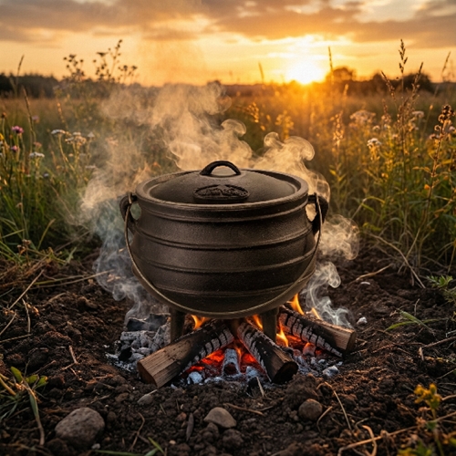 סיר פויקה מספר 4 בנפח 9.3 ליטר+ידית AUSTRALIA CAMP