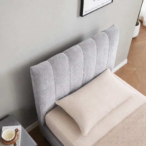 מיטת יחיד 90×190 דגם נעמה 90 אפור HOME DECOR