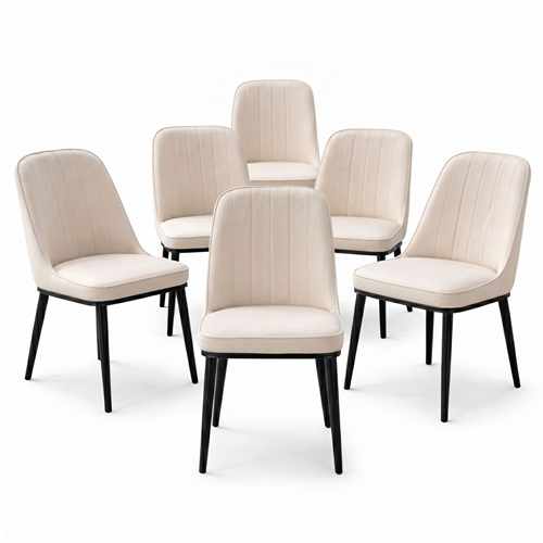 פינת אוכל+6 כיסאות מקרמיקה שחורה מט 140X80