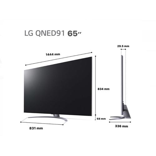 מסך טלוויזיה "65 65QNED916QA LG QNED MiniLED 4K