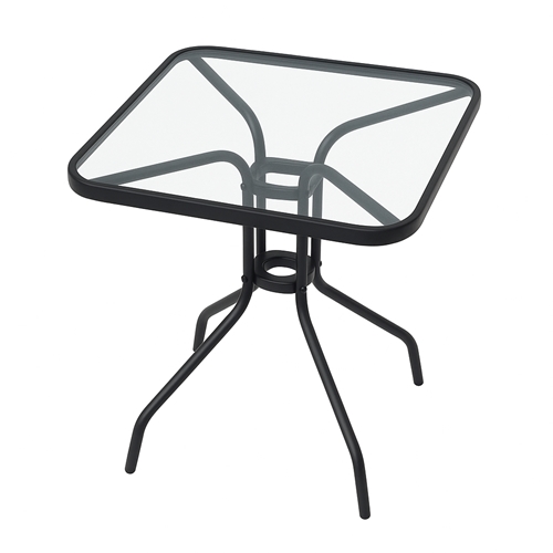 פינת אוכל שולחן זכוכית שקופה + 4 כיסאות סול PLAYA