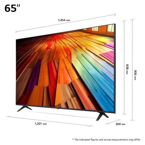 טלוויזיה חכמה "65 4K UHD דגם LG 65UT80006LA