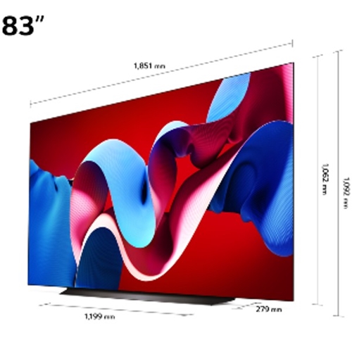 טלוויזיה חכמה "83 OLED evo 4K דגם LG OLED83C46LA